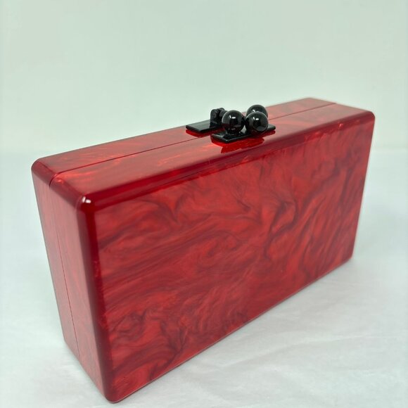 Edie parker jean panel python box clutch - Picture 3 of 4